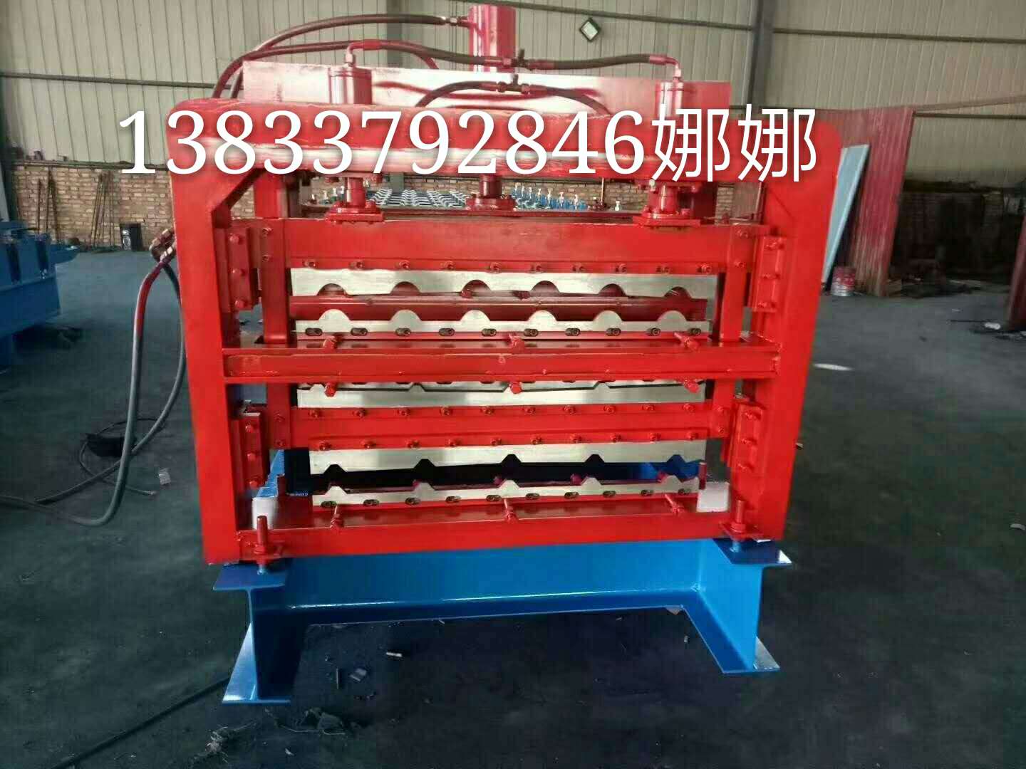陕西竹筒琉璃瓦800-840-900压瓦机